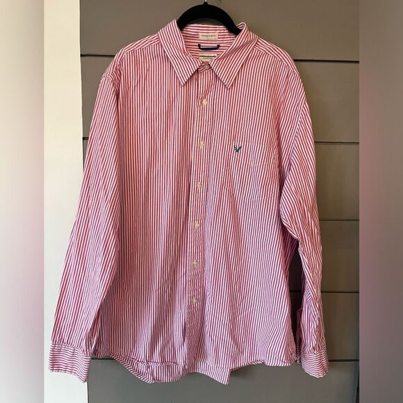 American Eagle Outfitters Mens Long Sleeve
Button Down Size XL Pink & White - Picture 2 of 6
